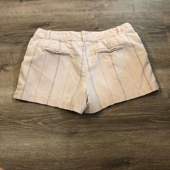 Women's Gap City Short Tan with Red & Blue Stripes - Picture 4 of 9